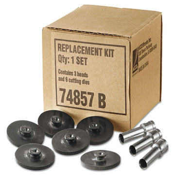 Swingline® Replacement Head Punch Set, Three Heads-five Discs, 9-32 Diameter Hole, Gray freeshipping - TVN Wholesale